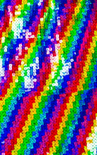 Load image into Gallery viewer, Long Sleeve Wrap Dress In Rainbow Sequin - V Karla Onochie